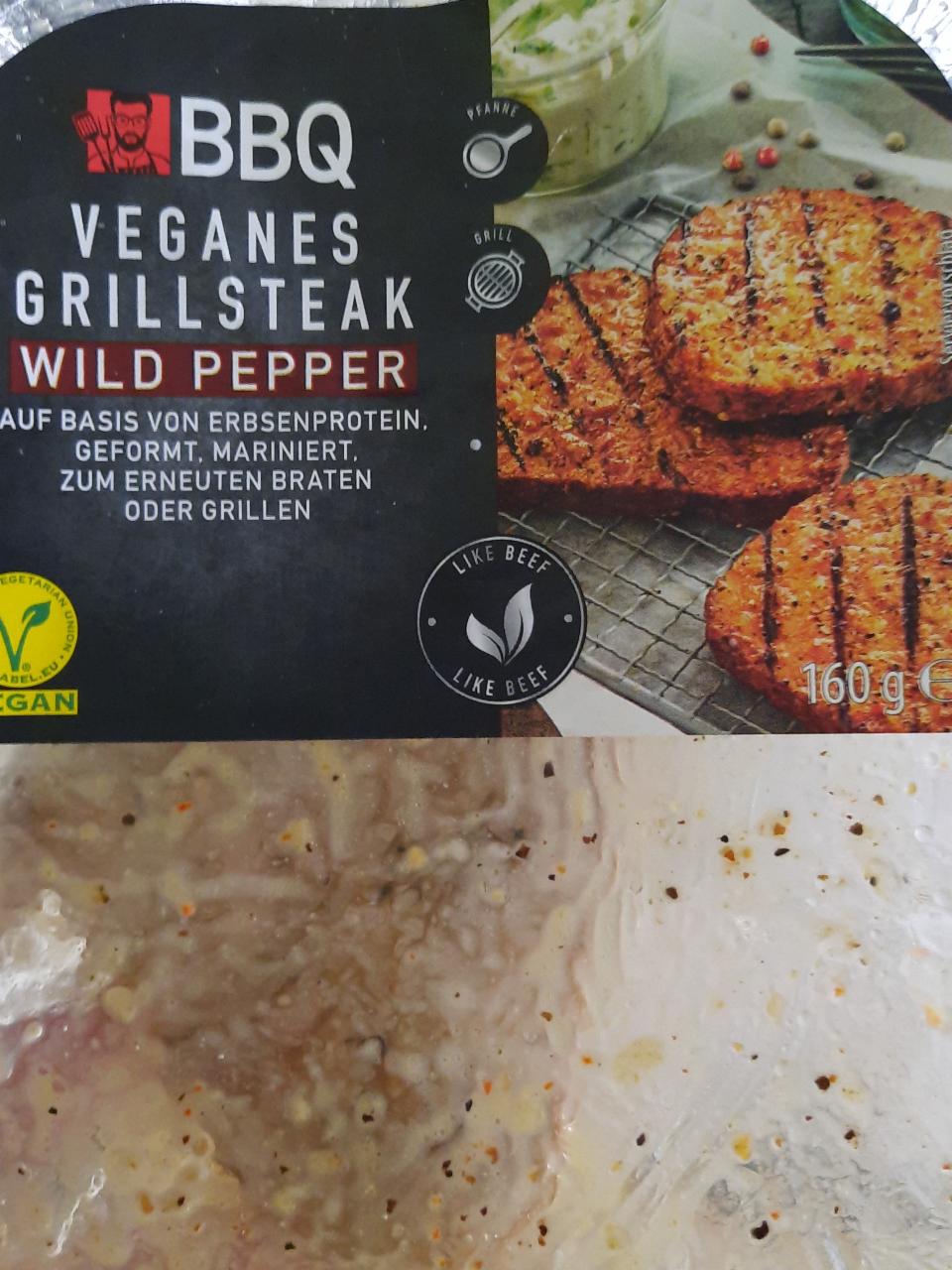 Fotografie - Veganes Grillsteak Wild Pepper BBQ