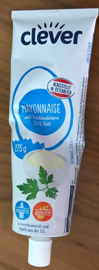 Fotografie - Mayonnaise 25% Fett Clever