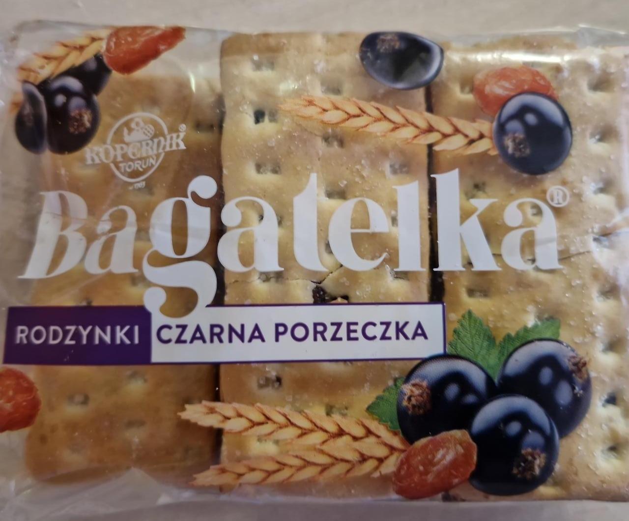 Fotografie - Bagatelka Ciasteczka rodzynki czarna porzeczka Kopernik