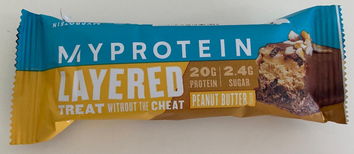 Fotografie - LAYERED Peanut butter Myprotein