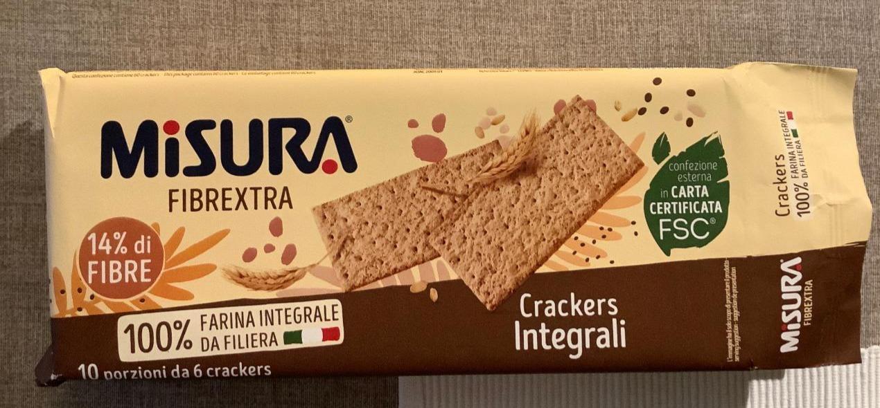 Fotografie - Fibrextra Crackers 100% Farina Integrali Misura