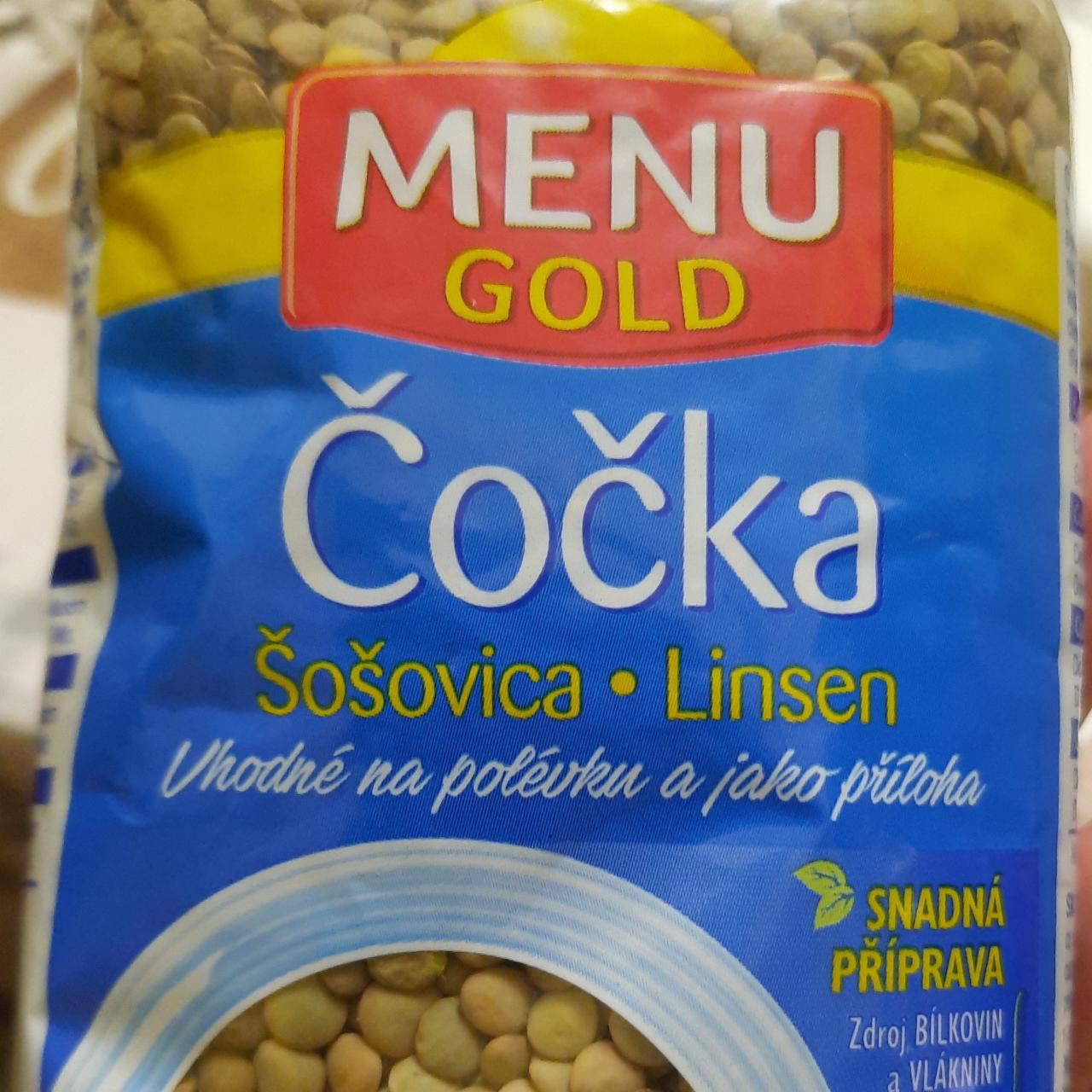 Fotografie - Čočka Menu Gold