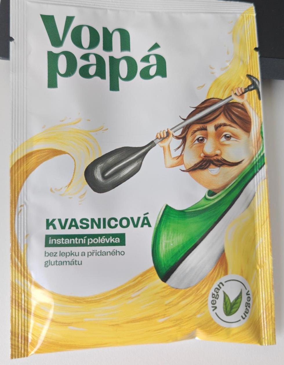 Fotografie - Kvasnicová instantní polévka Von papá