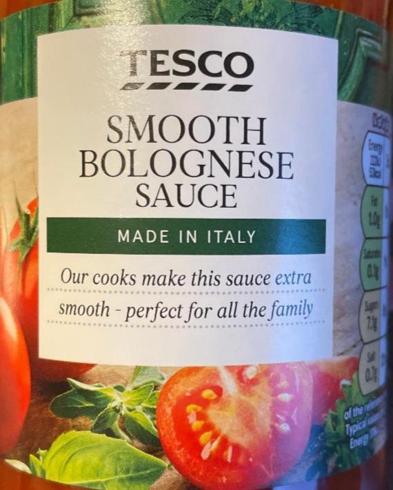 Fotografie - Smooth Bolognese Sauce Tesco