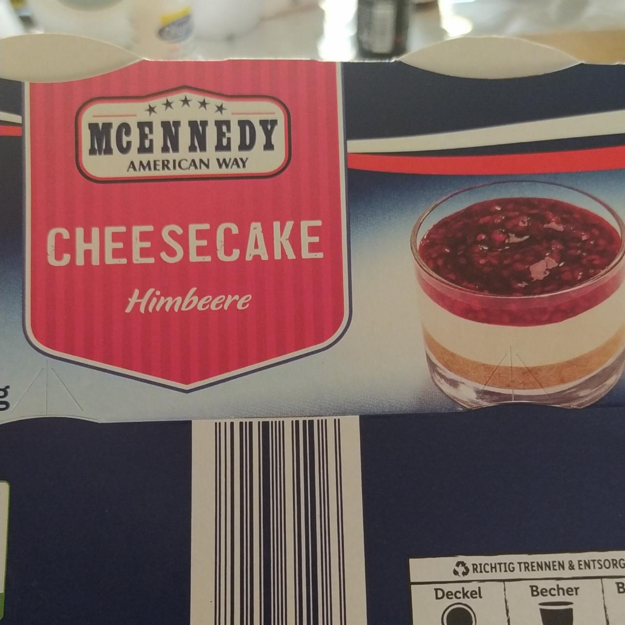 Fotografie - Cheesecake Himbeere McEnnedy American Way