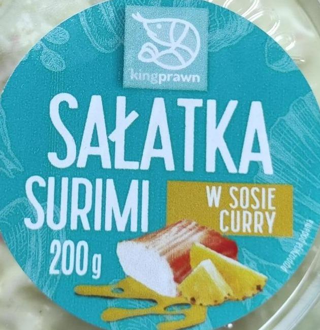 Fotografie - Salatka surimi w sosie curry KingPrawn