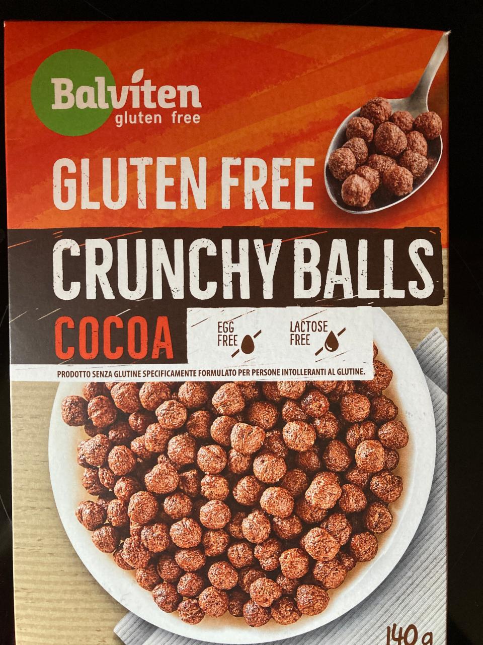 Fotografie - Crunchy balls cocoa gluten free Balviten