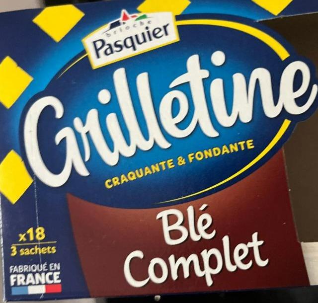 Fotografie - Grilletine blé complet Pasquier