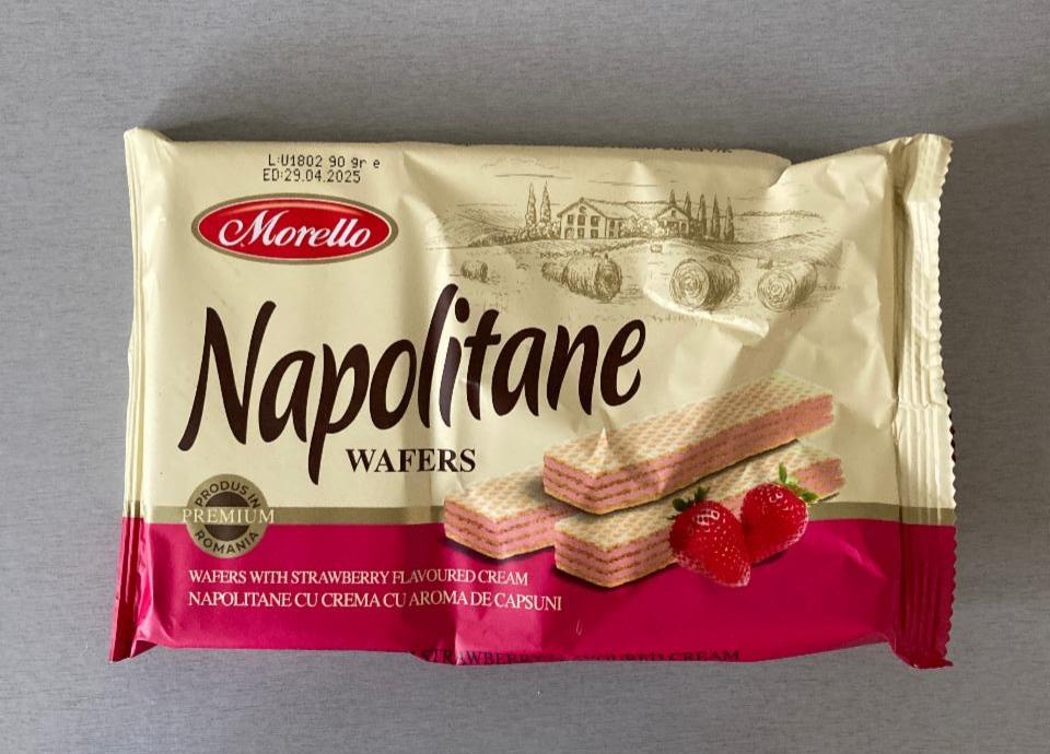 Fotografie - Napolitane wafers strawberry Morello