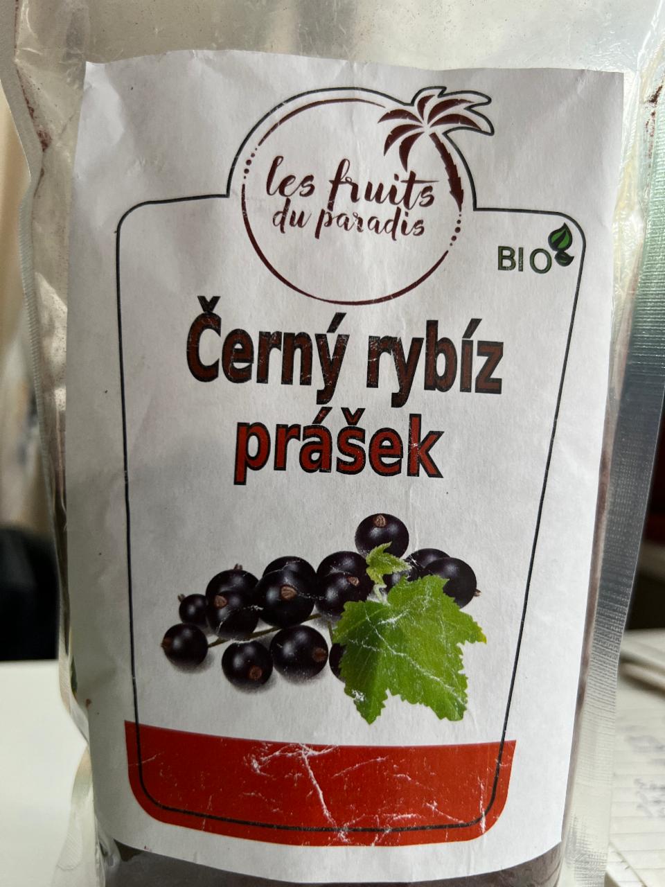 Fotografie - Černý rybíz prášek Bio Les Fruits du Paradis