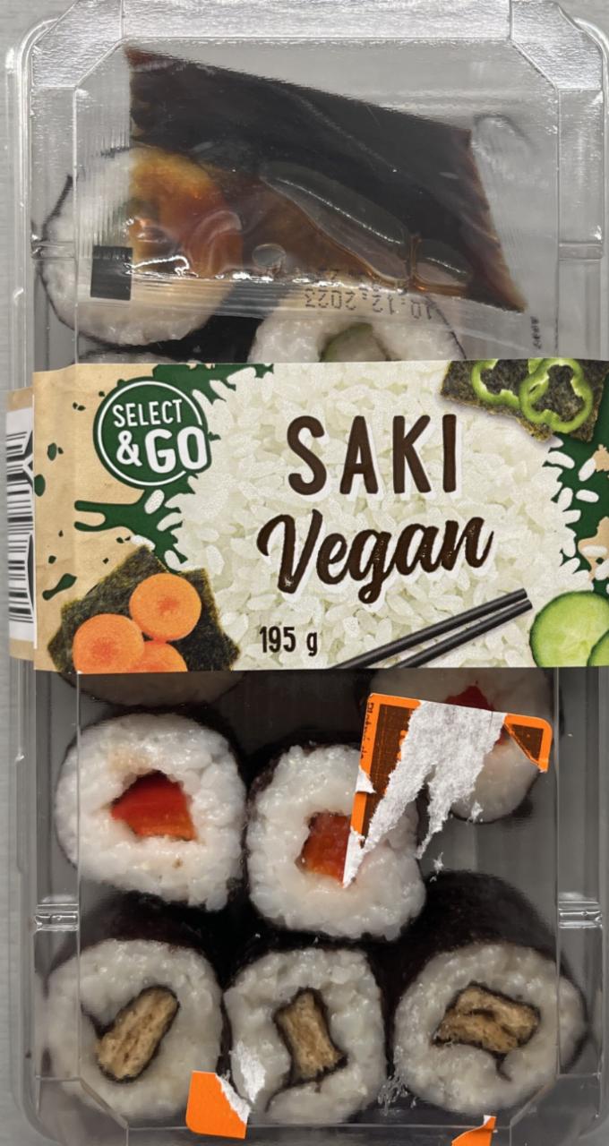 Fotografie - Saki Vegan Select&Go