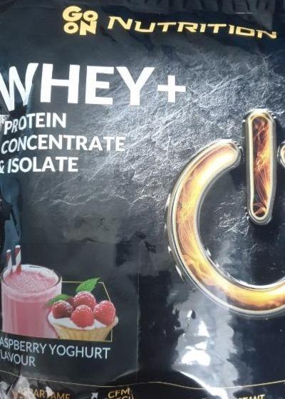 Fotografie - Whey+ protein raspberry yoghurt Go on nutrition