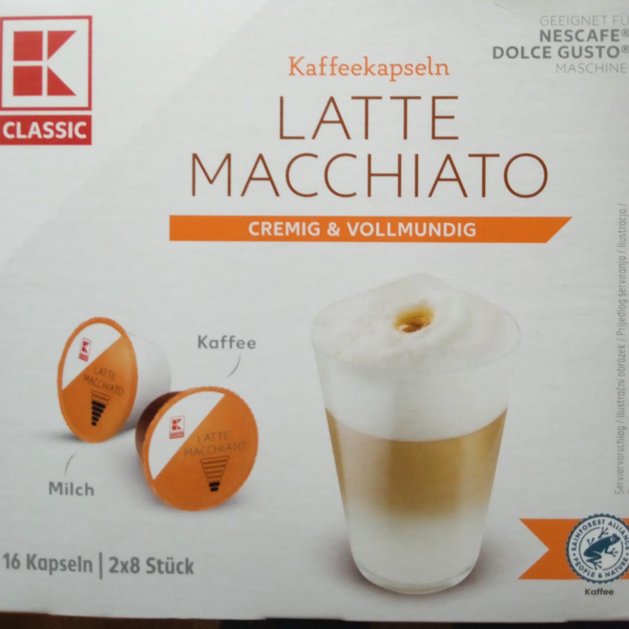 Fotografie - Kaffeekapsel Latte Macchiato classic K-Classic