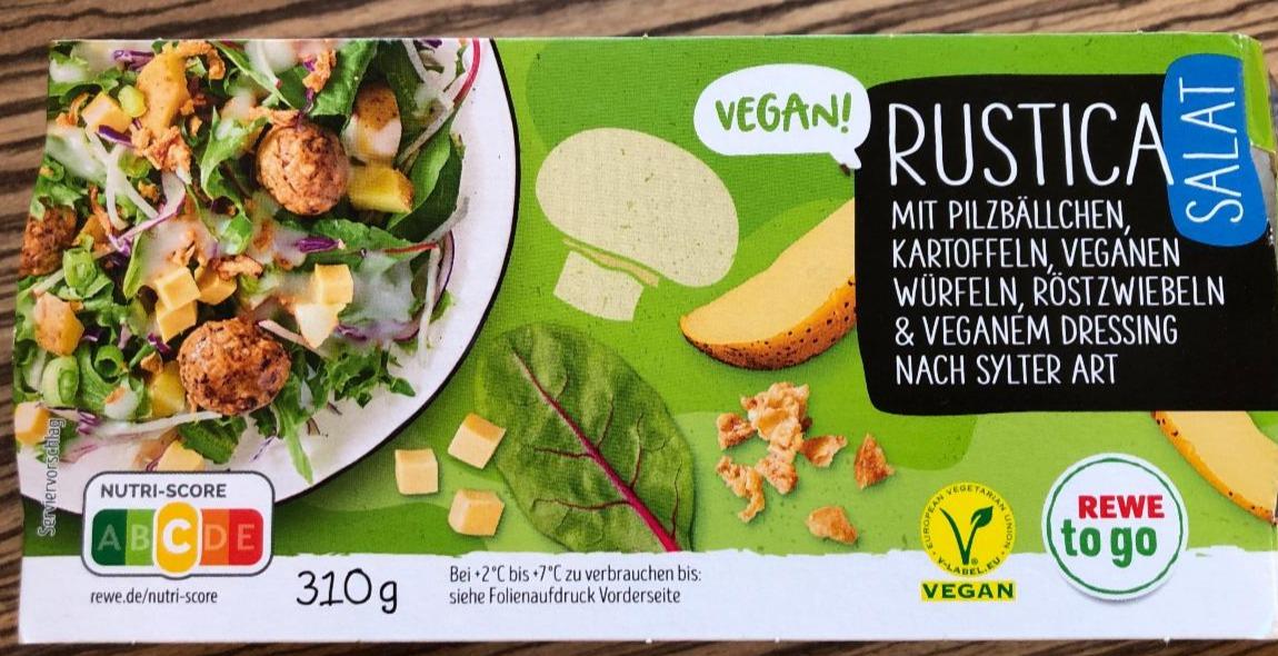 Fotografie - Rustica Salat Vegan Rewe to go