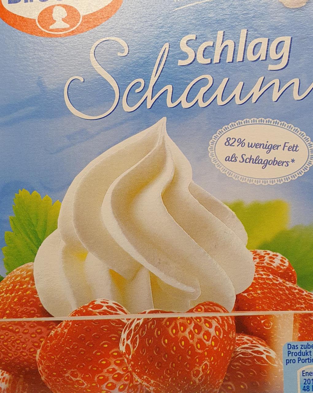 Fotografie - Schlag Schaum Dr.Oetker