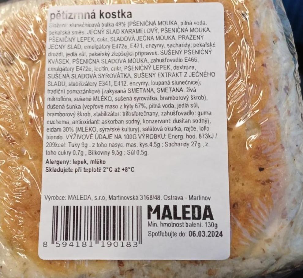 Fotografie - Pětizrnná kostka MALEDA