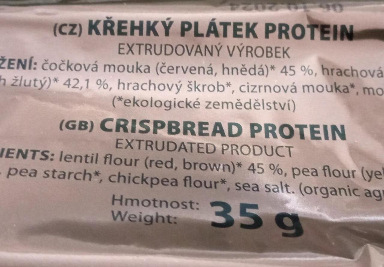 Fotografie - křehký plátek protein