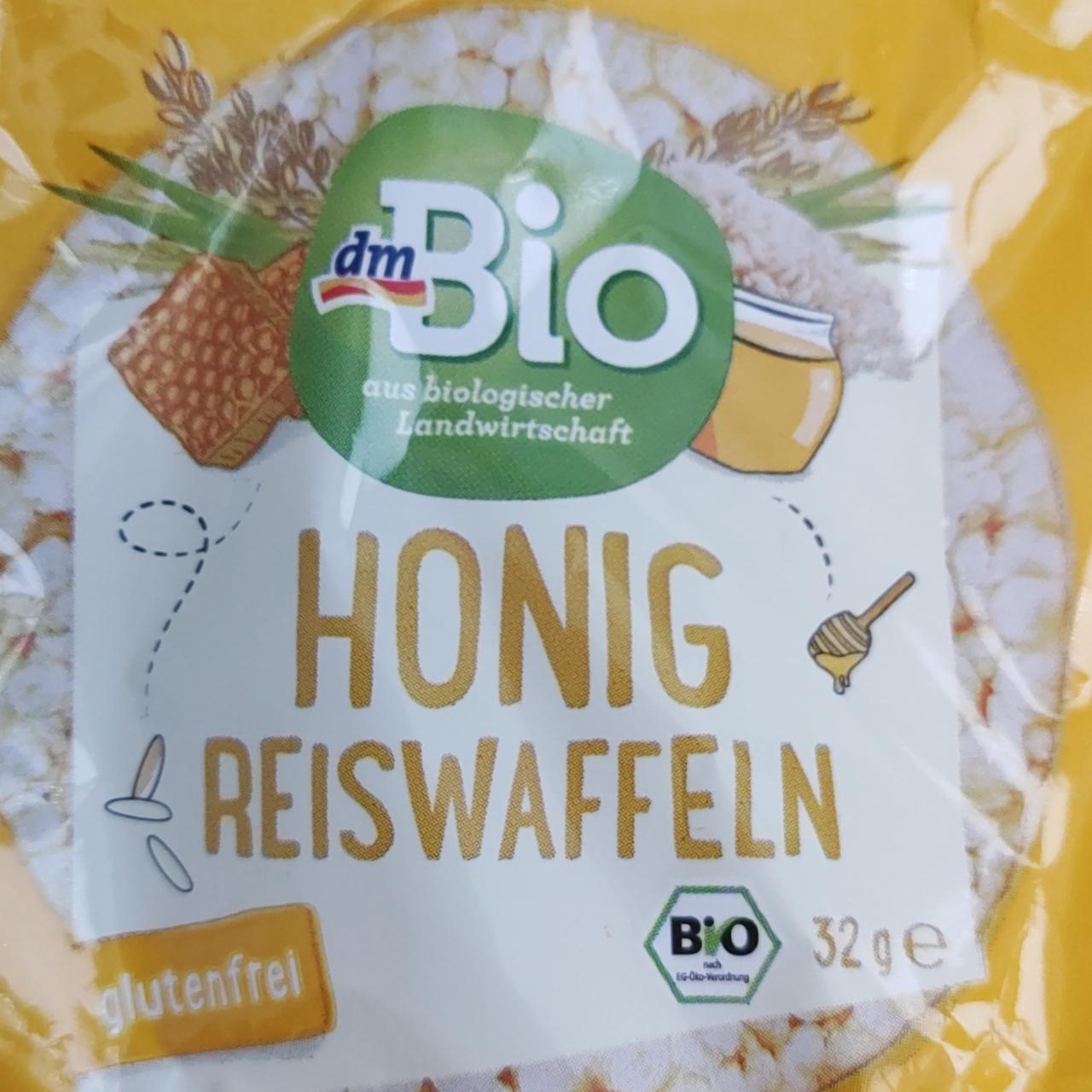 Fotografie - Honig Reiswaffeln dmBio