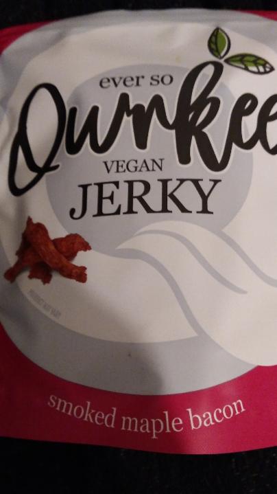 Fotografie - Vegan Jerky Smoked Maple Bacon Qwrkee