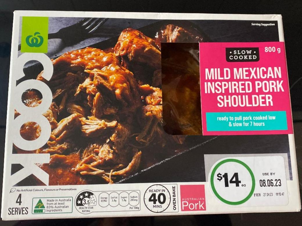 Fotografie - Mild mexican inspired pork shoulder Cook