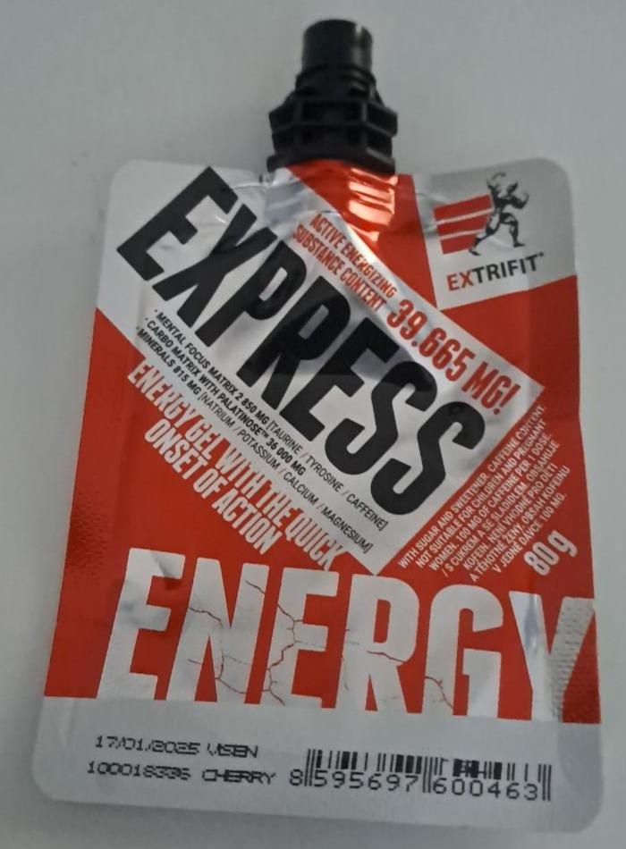 Fotografie - EXPRESS ENERGY GEL Extrifit