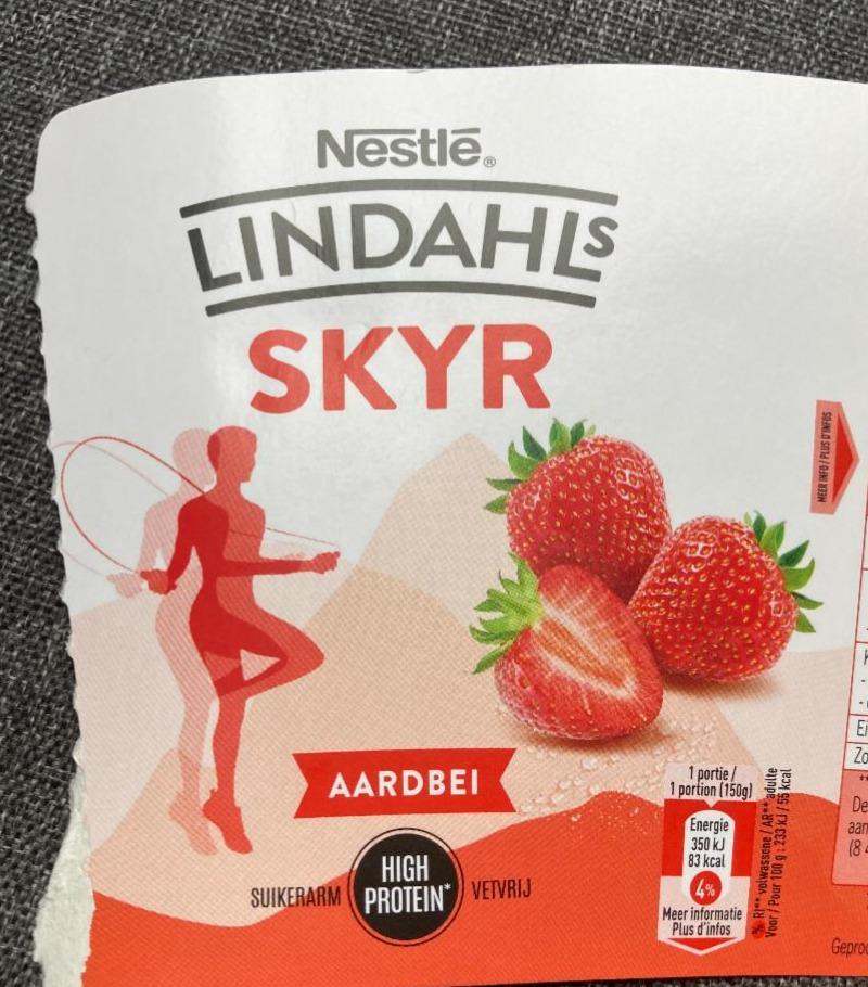 Fotografie - Lindhals skyr aardbei Nestlé