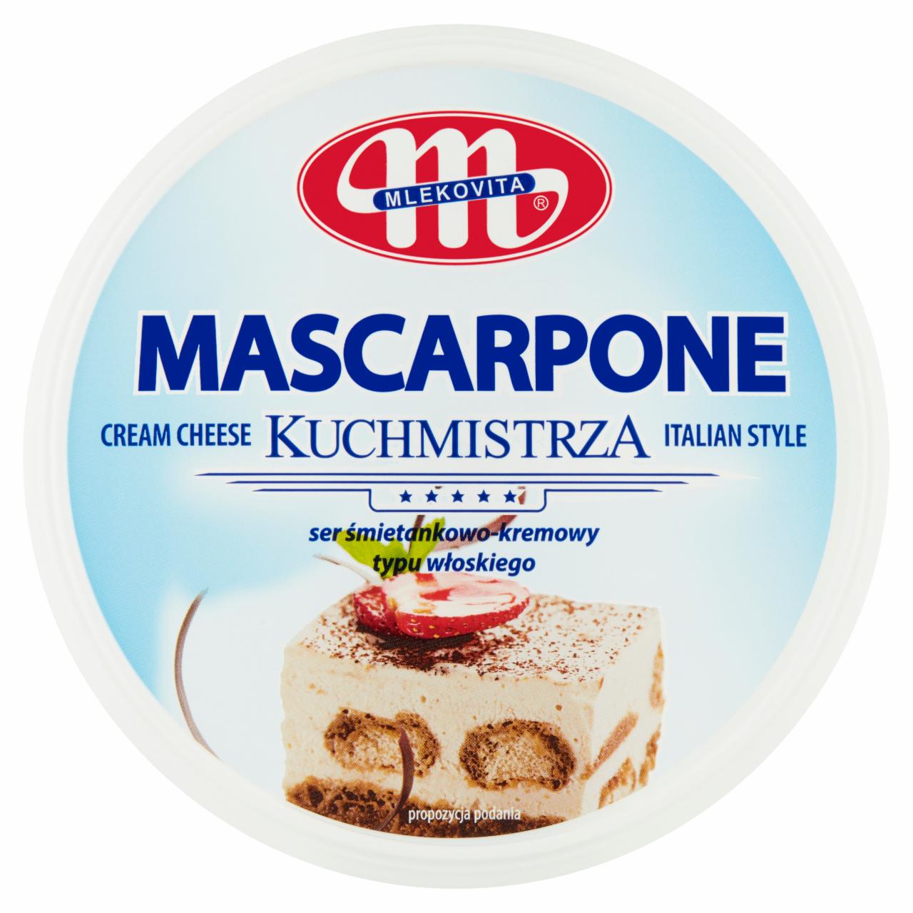 Fotografie - sýr Kuchmistrza mascarpone Mlekovita