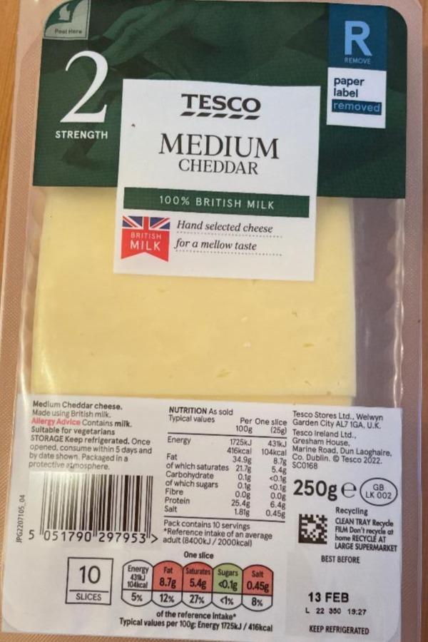 Fotografie - Medium Cheddar Tesco