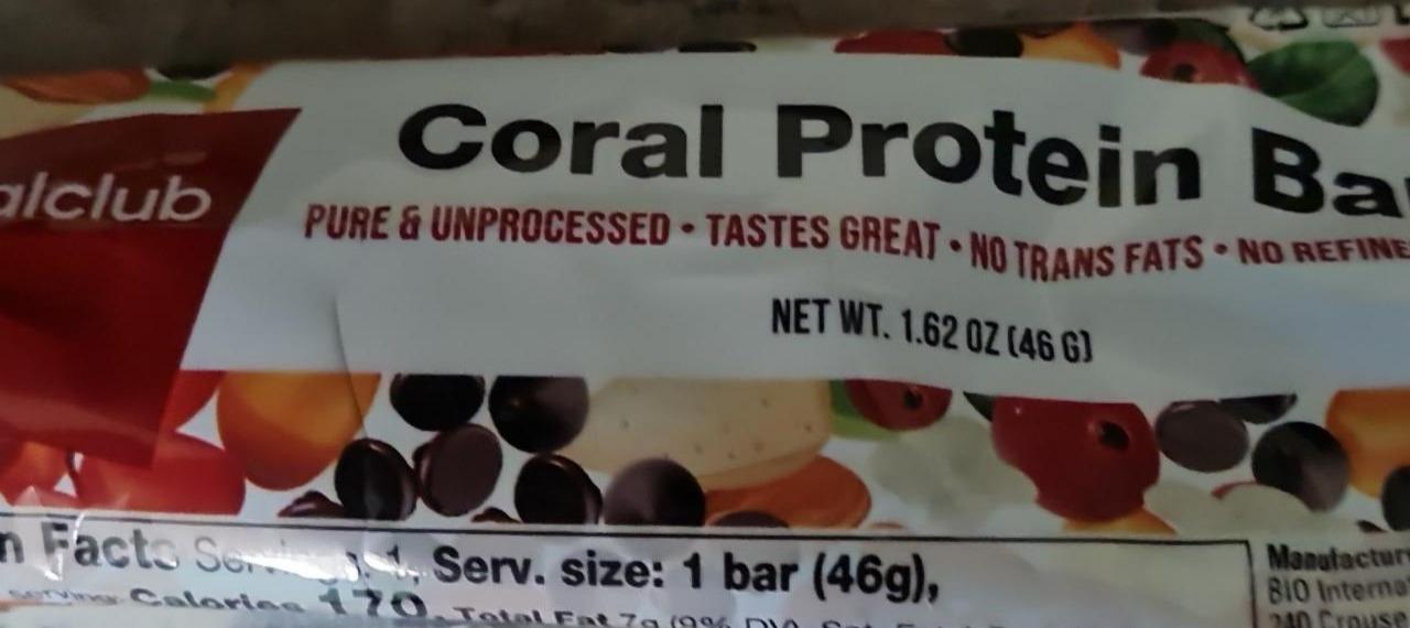 Fotografie - Coral Protein Bar CoralClub