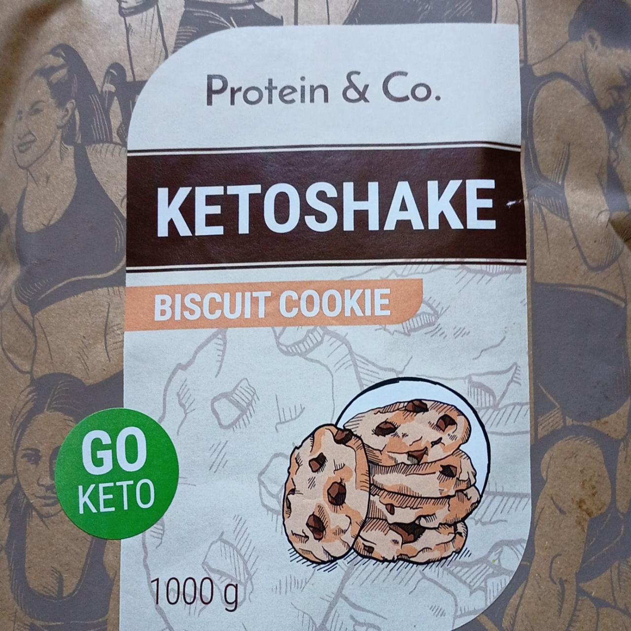 Fotografie - KetoShake Biscuit cookie Protein & Co