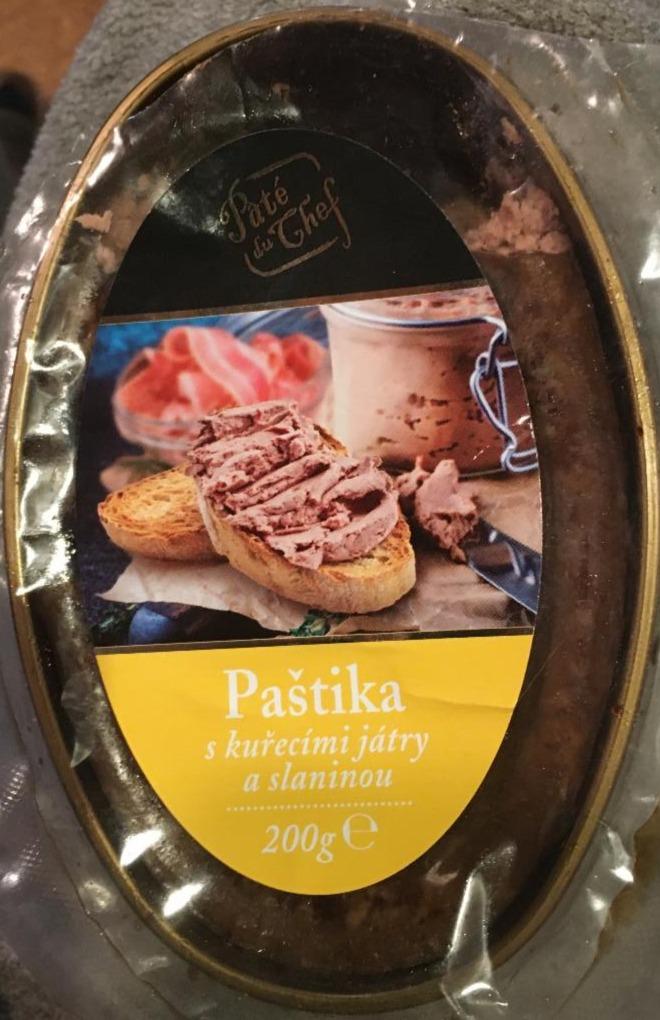 Fotografie - Paštika s kuřecími játry a slaninou Paté du Chef