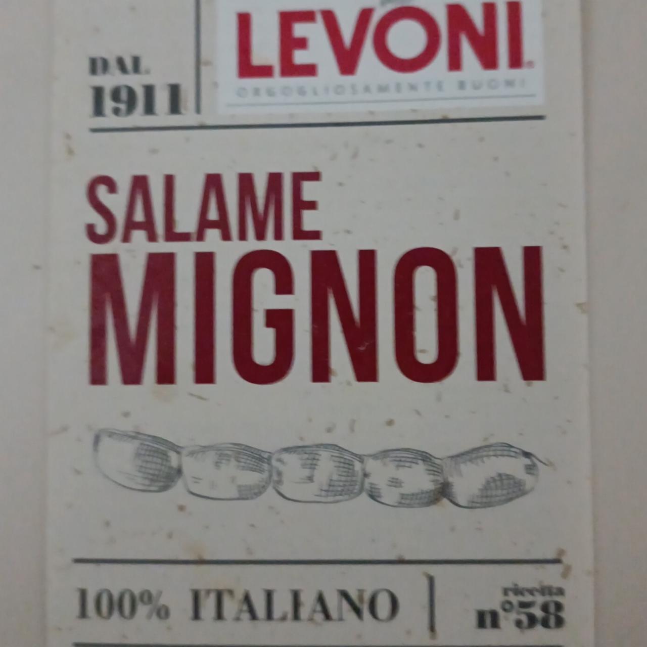 Fotografie - Salame Mignon Levoni