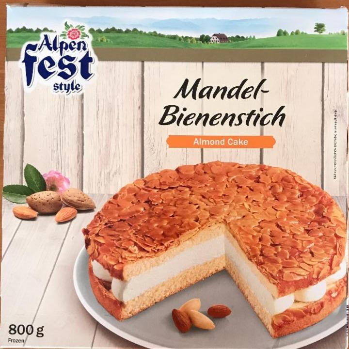 Fotografie - Mandel-Bienenstich Alpen fest style