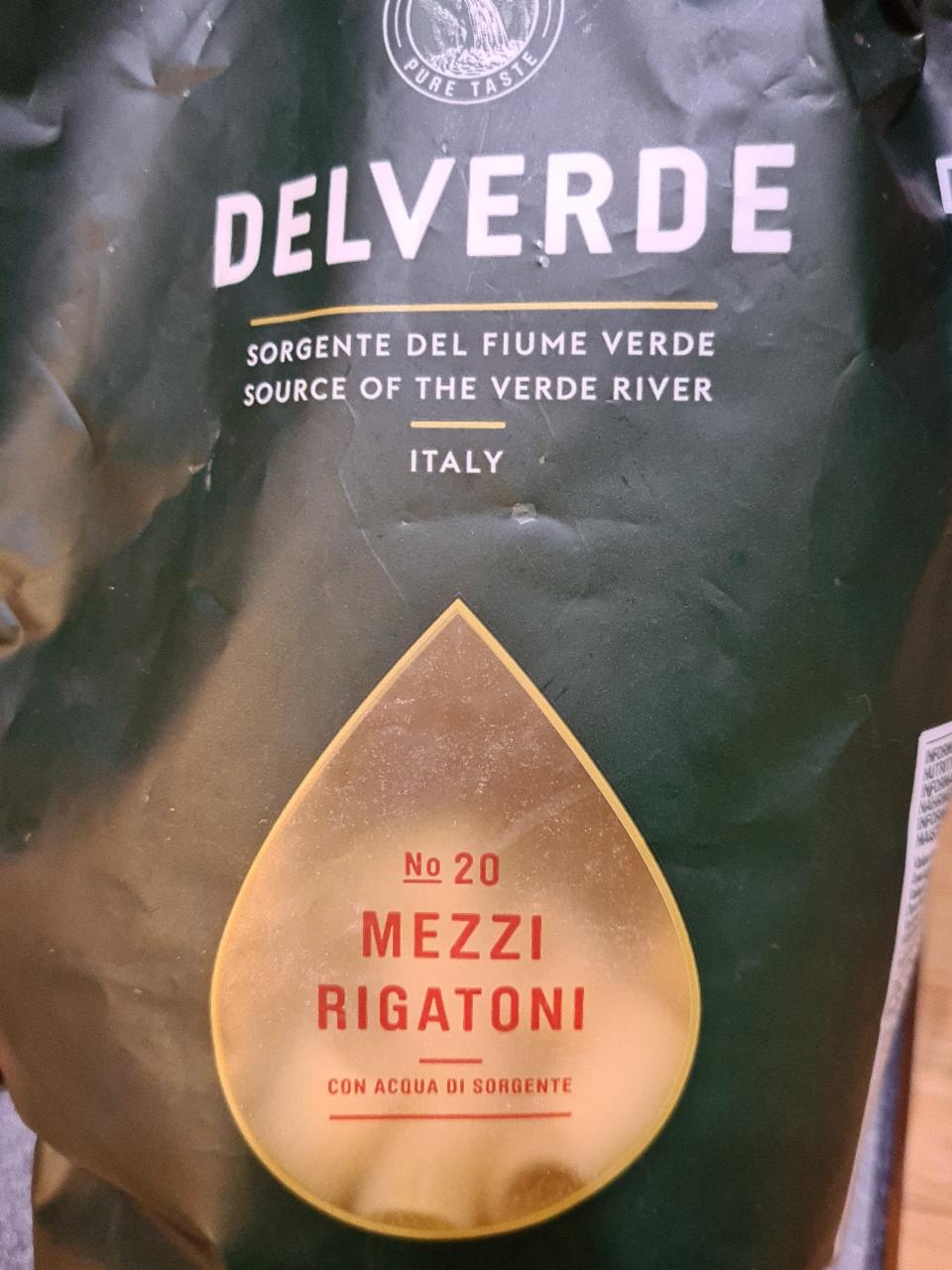 Fotografie - Mezzi Rigatoni No 20 Delverde