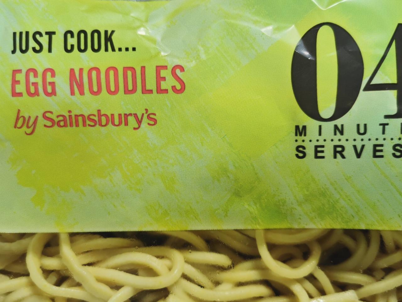 Fotografie - Egg Noodles by Sainsbury's