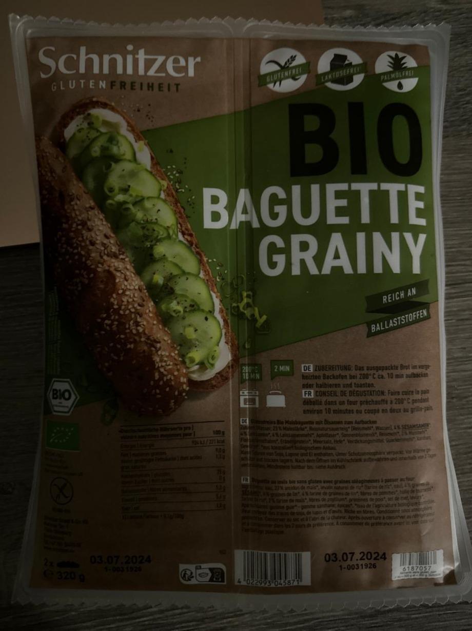 Fotografie - Bio Baguette Grainy Schnitzer