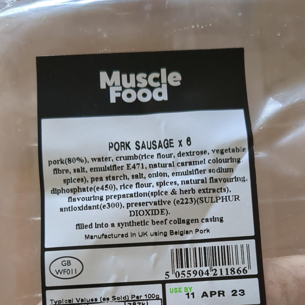 Fotografie - Pork Sausage MuscleFood