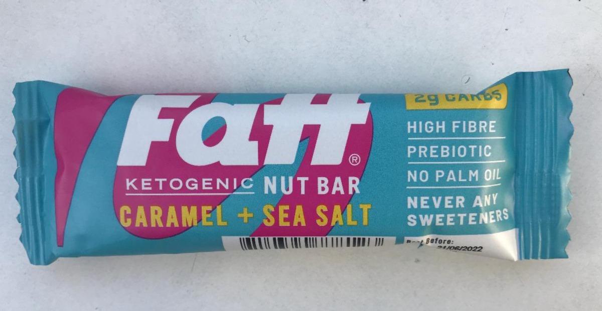 Fotografie - Caramel + Sea Salt Ketogenic Nut Bar Fatt