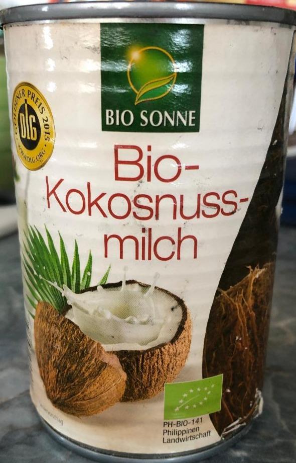 Fotografie - Bio-Kokosnussmilch Bio Sonne