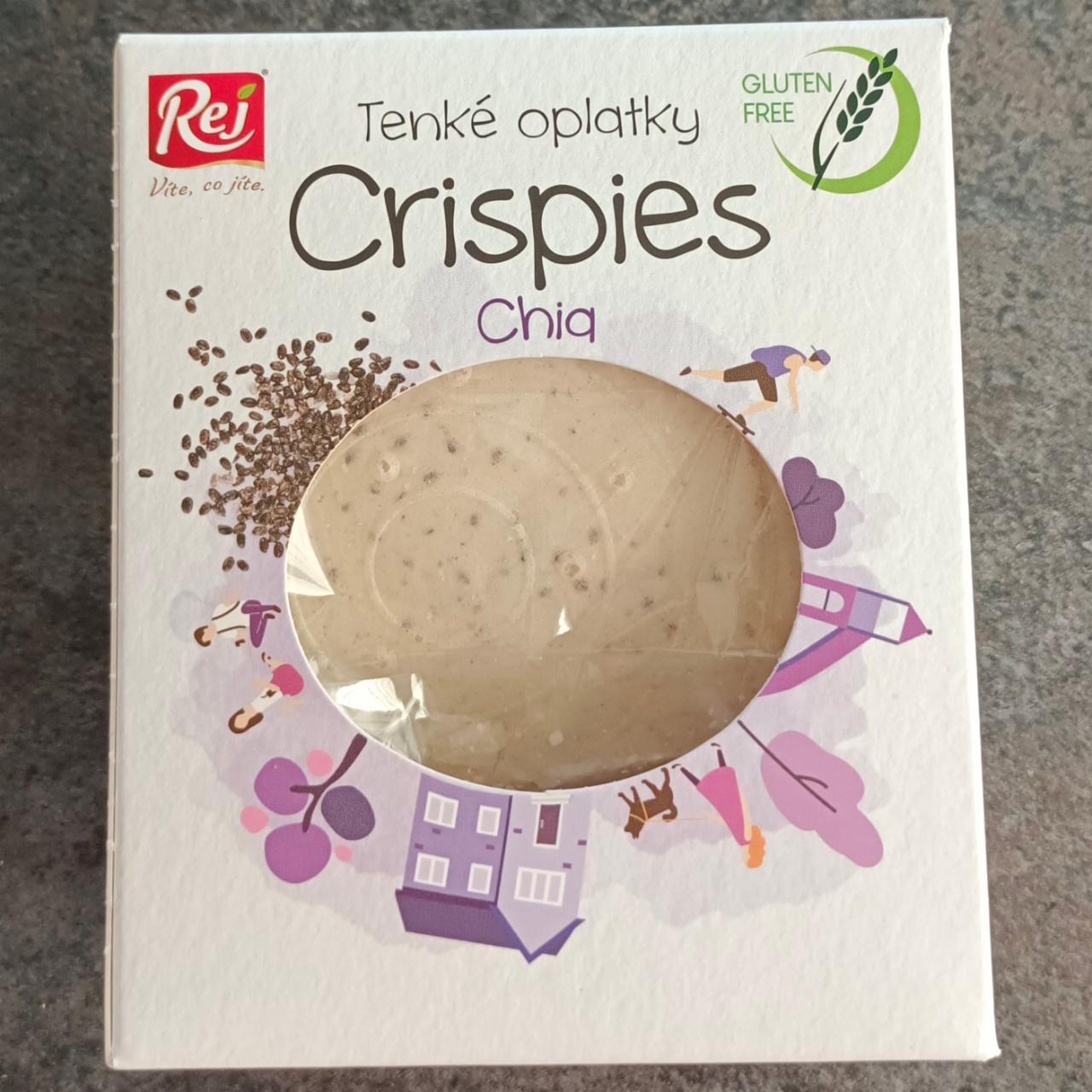 Fotografie - Crispies tenké oplatky chia Rej