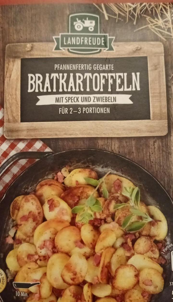 Fotografie - Bratkartoffeln mit Speck und Zwiebeln Landfreude