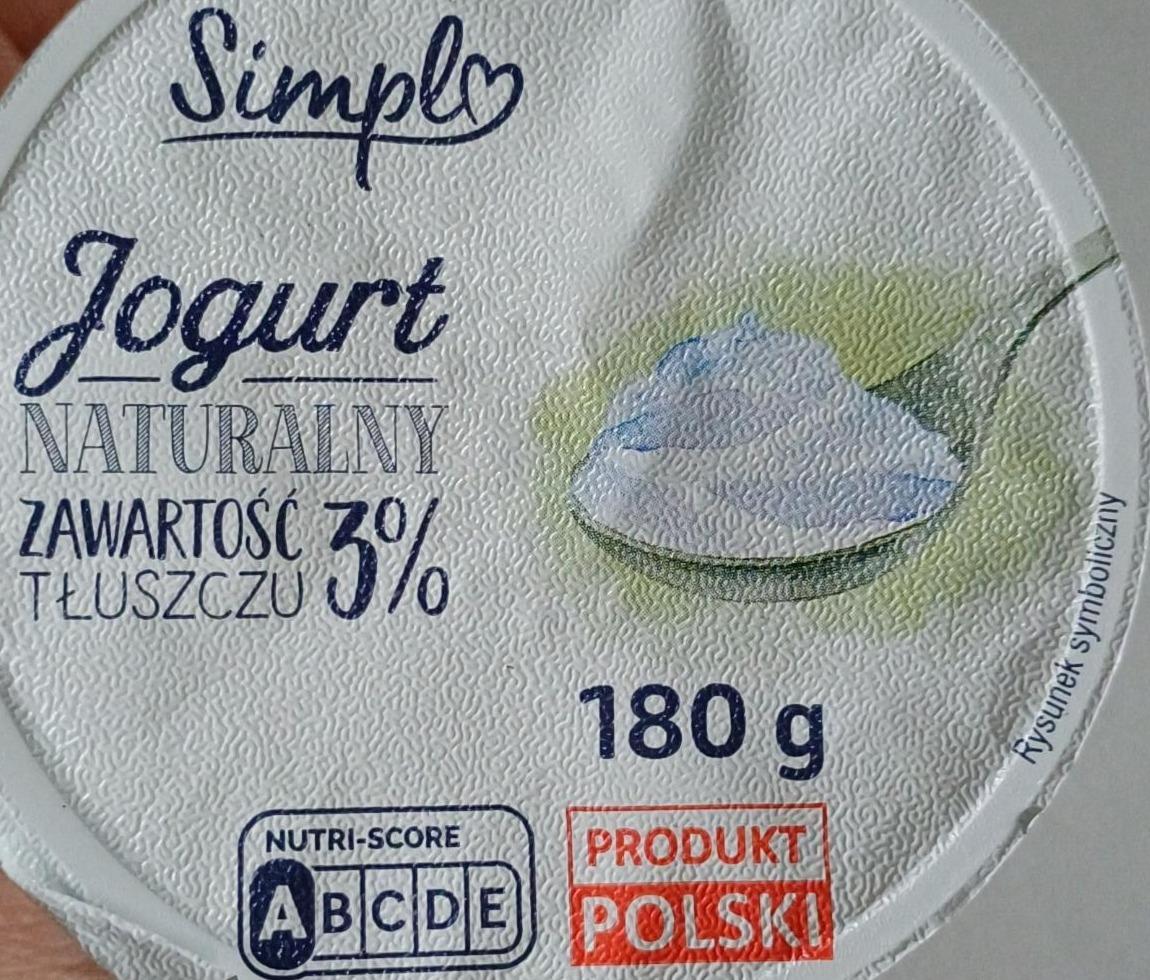 Fotografie - Jogurt naturalny Simpl