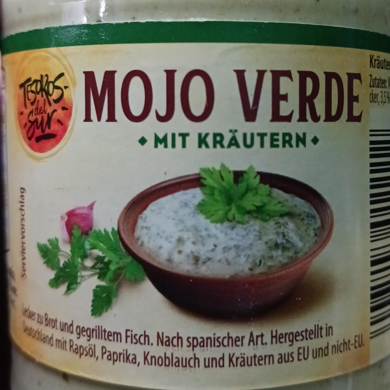 Fotografie - Mojo Verde mit kräutern Tesoros del sur