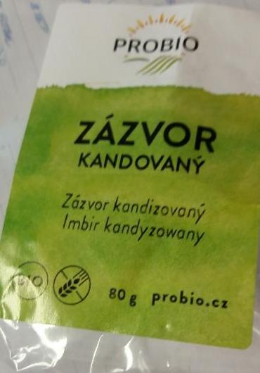 Fotografie - zázvor kandovaný Probio