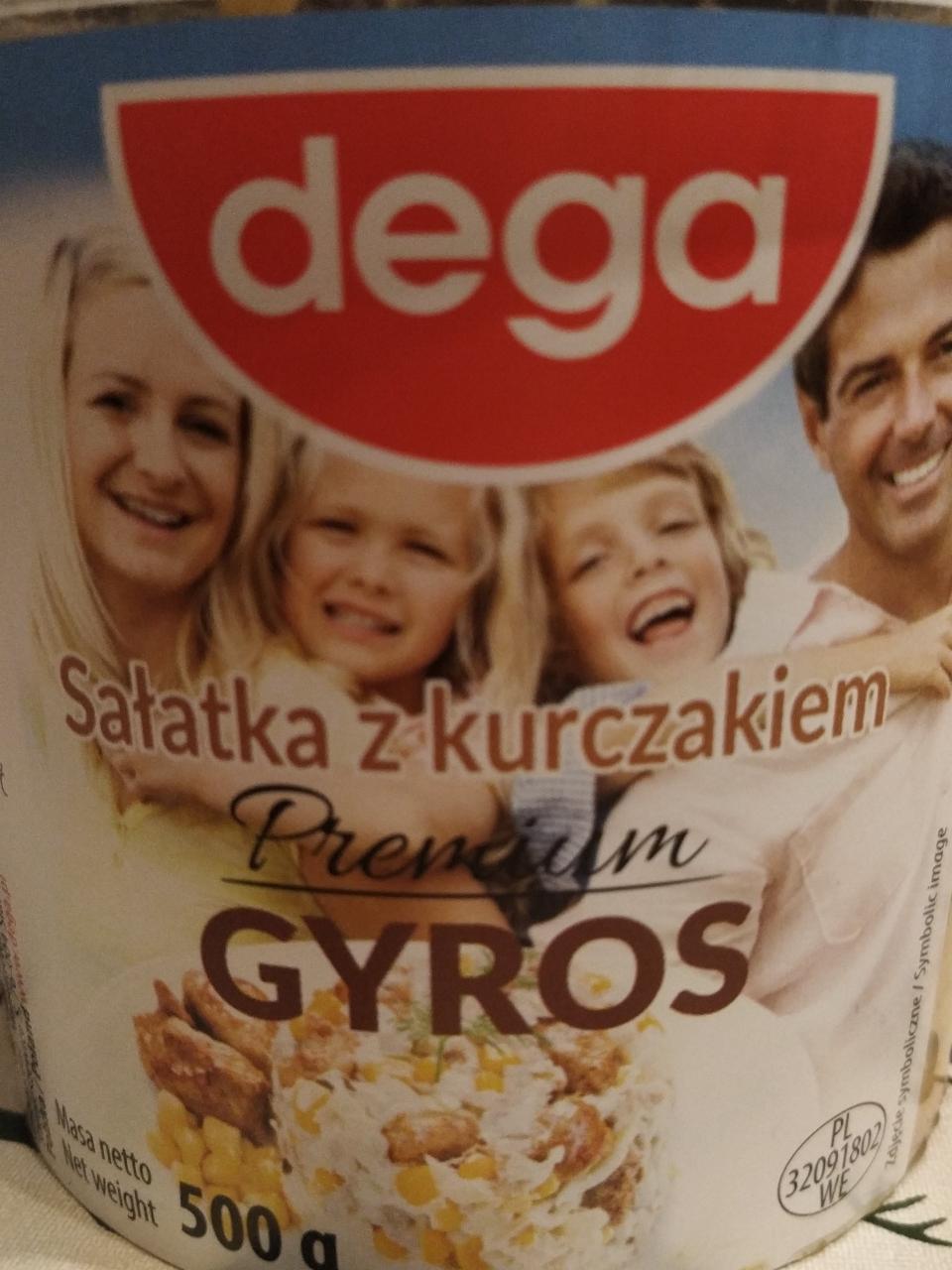 Fotografie - Gyros salatka z kurczakiem DEGA