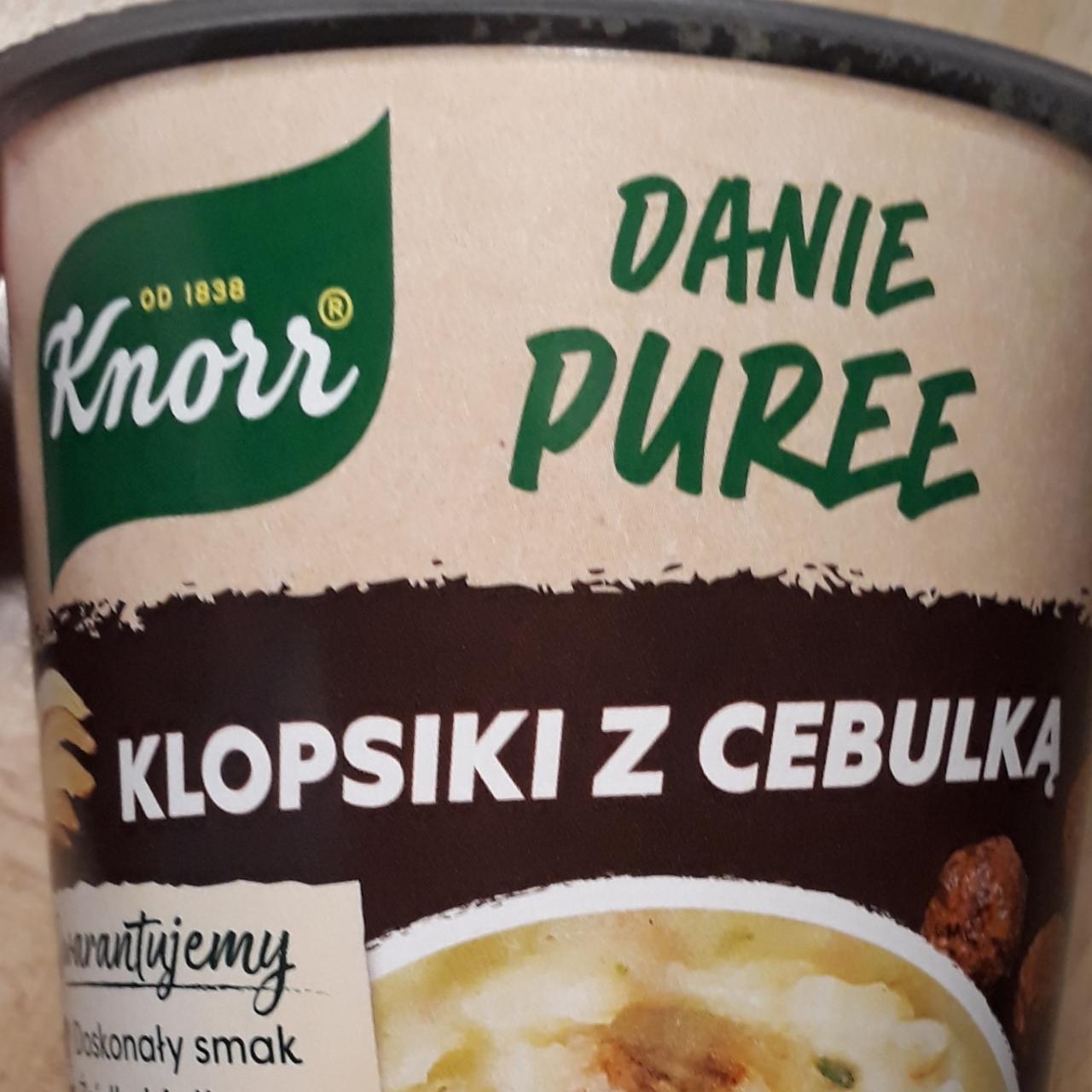 Fotografie - Danie puree klopsiki z cebulką Knorr