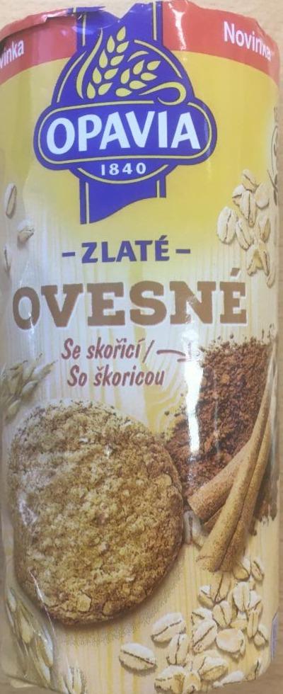 Fotografie - Zlaté ovesné se skořicí Opavia