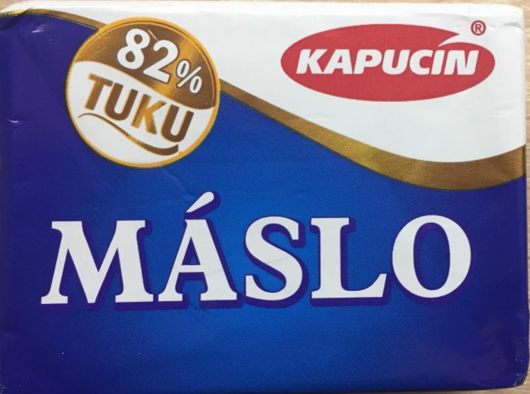 Fotografie - Máslo Kapucín 82% tuku