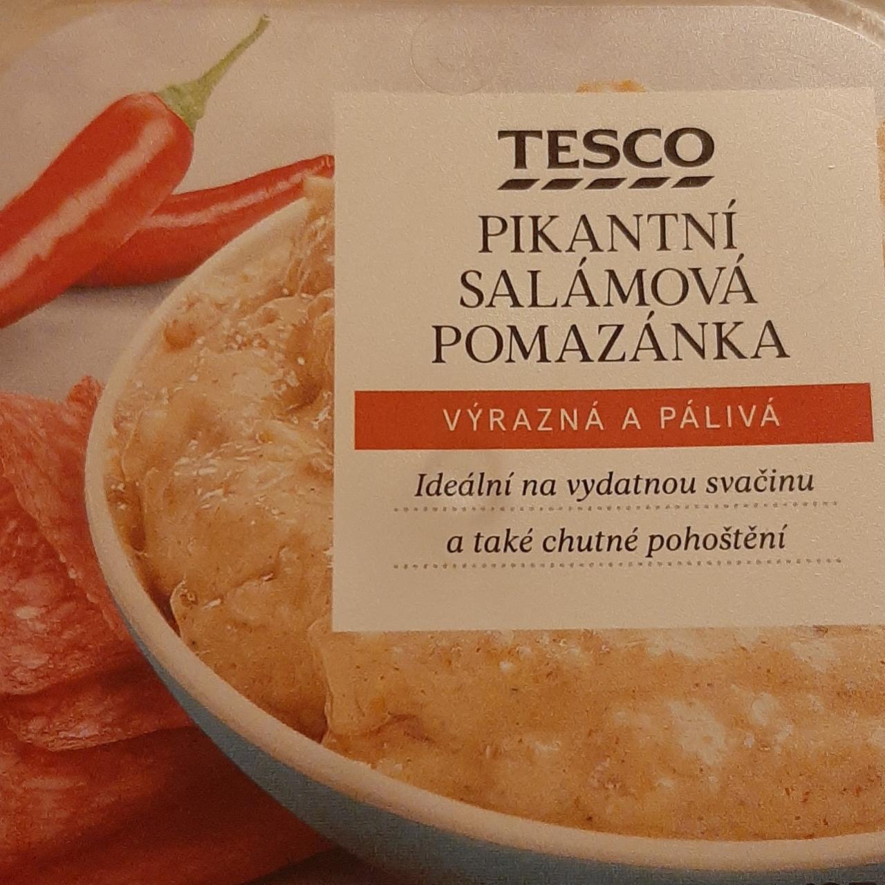 Fotografie - Pikantní salámová pomazánka Tesco