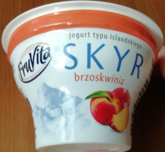 Fotografie - Skyr brzoskwinia FruVita